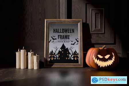 Halloween Frame Mockup