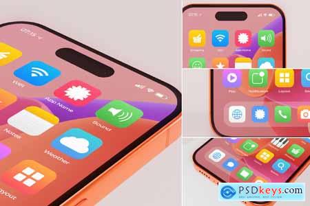 Mobile App Icon Mockup 4AMT5HD