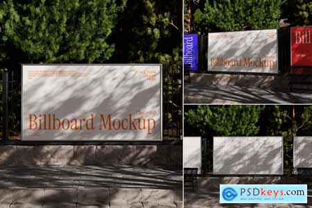 Street Billboard Mockup