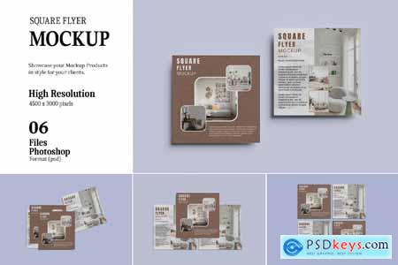 Square Flyer Mockup