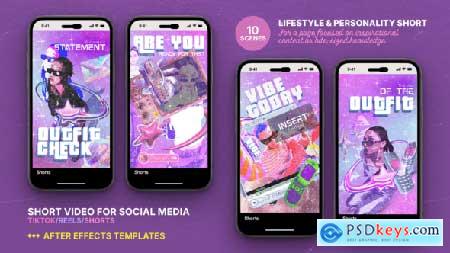 Lifestyle & Personality Reels & Shorts Pack Trendy Video Templates 60317198