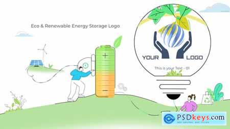 Eco & Renewable Energy Storage Logo 60317898