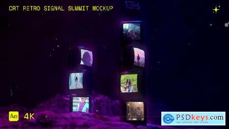 CRT Retro Signal Summit Mockup 60335683