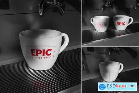 Espresso Coffee Mug Mockup