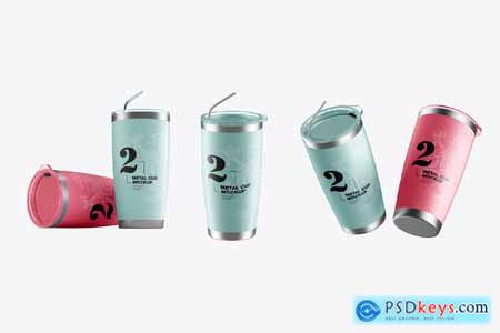Stainless Steel Cup Mockup