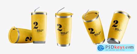 Stainless Steel Cup Mockup
