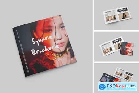 Square Brochure Mockup