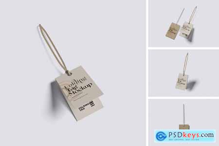 Folding Tag Mockup