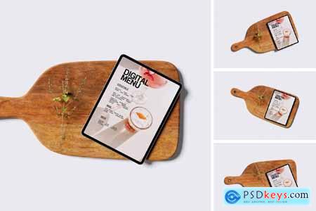 Digital Menu Mockup
