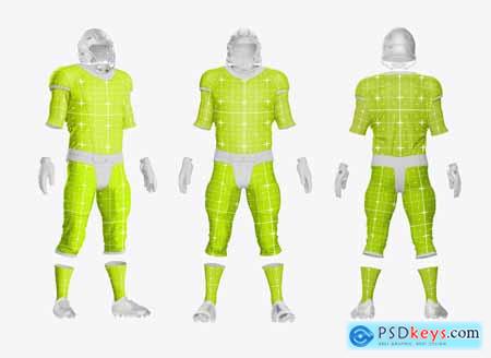 Sports American Football Outfit Mockup