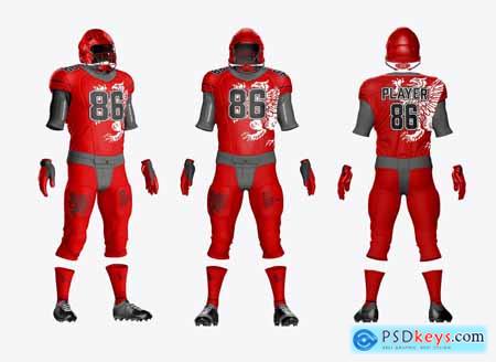 Sports American Football Outfit Mockup