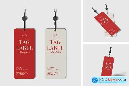 Minimal Label Tag Mockup