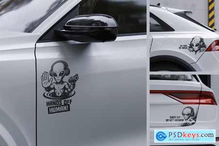 Car Sticker Mockup Car Sticker Mockup