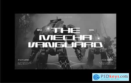 Brixer - Futuristic Font