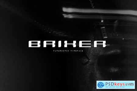 Brixer - Futuristic Font