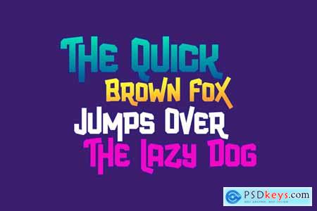 Halcoru Gaming Display Font