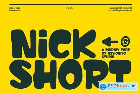 Nick Short - Display Font