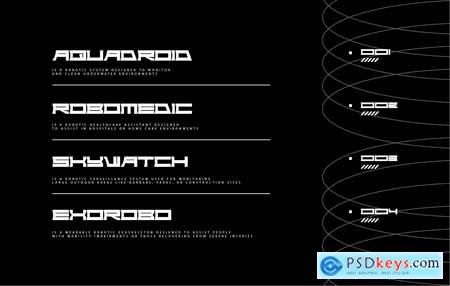 Arox - Futuristic Font