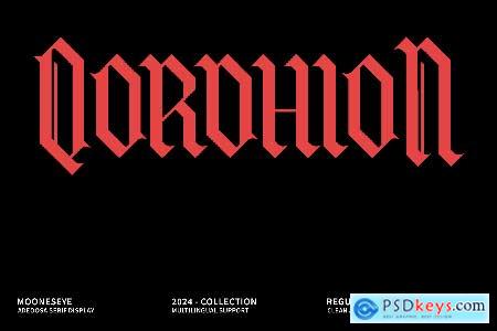 Qordhion Blackletter