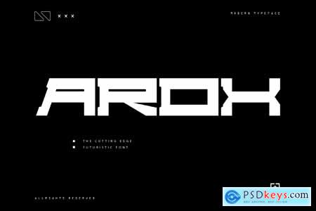 Arox - Futuristic Font