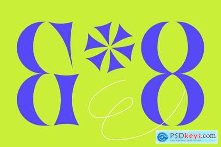 Deqat - Sharp Angular Display Typeface