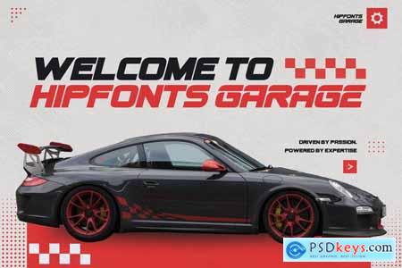 Horizon Drift - Sporty Race Font