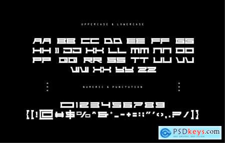 Arox - Futuristic Font