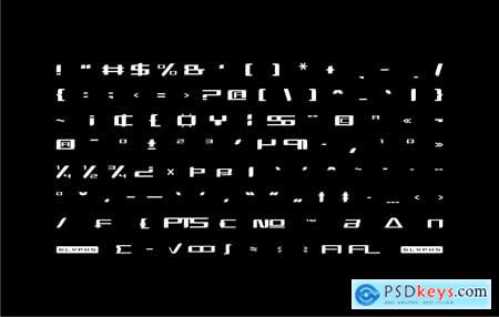 Brixer - Futuristic Font