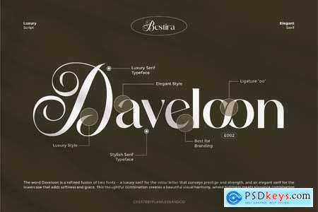Script Sans Serif Bestira Font