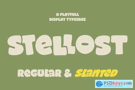 Stellost  Playful Display Typeface