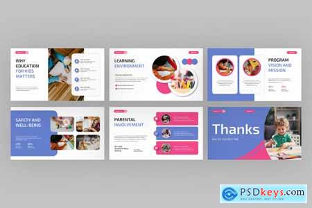 Kids Education Profile PowerPoint Presentation