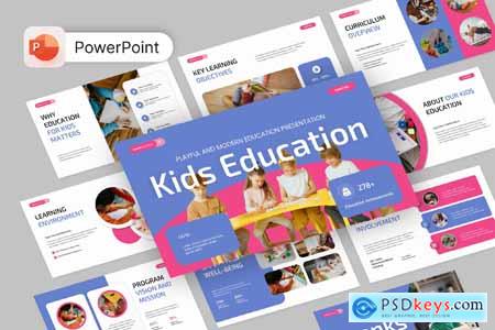 Kids Education Profile PowerPoint Presentation