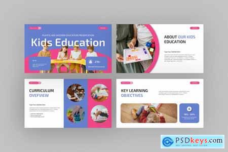 Kids Education Profile PowerPoint Presentation