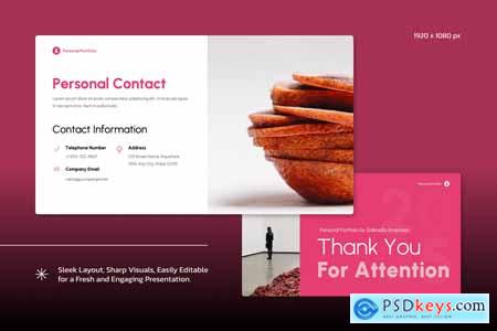 Minimalist Portofolio Powerpoint Template