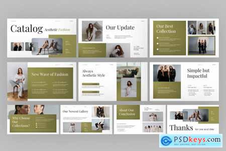 Aesthetic Fashion Catalogue PowerPoint