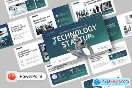 Technology Startup Pitch PowerPoint Presentation