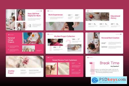 Minimalist Portofolio Powerpoint Template