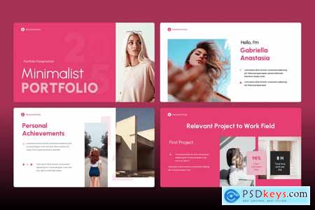 Minimalist Portofolio Powerpoint Template
