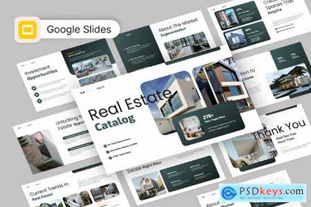 Real Estate Catalogue Google Slides Presentation