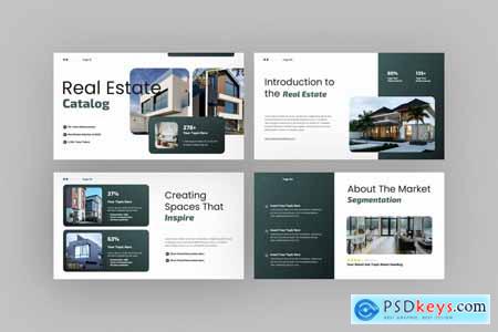Real Estate Catalogue Google Slides Presentation