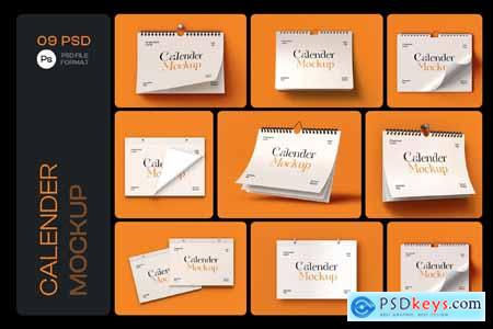 Calendar Mockup Set
