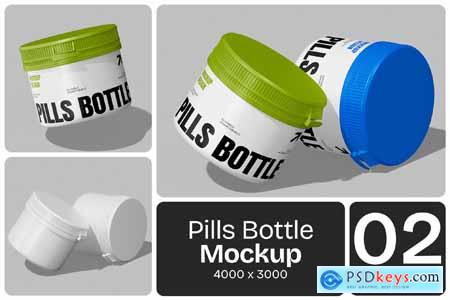 Pill Bottle Mockup Pill Bottle Mockup