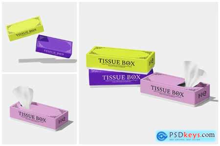 Tissue Box Mockup Tissue Box Mockup