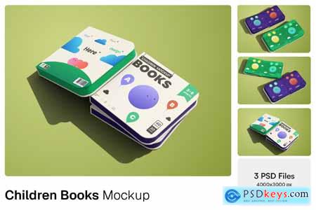 Children Book Mockup
