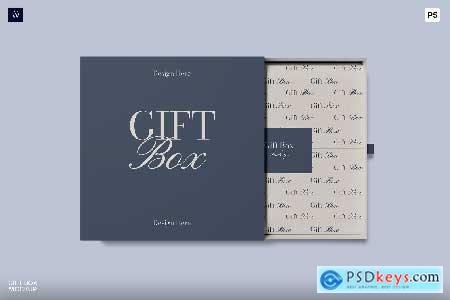 Gift Box Mockup
