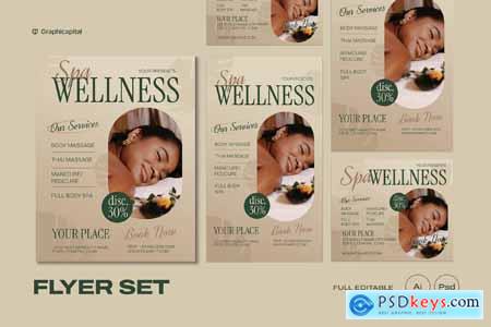 Spa Wellness Flyer 84CKST6
