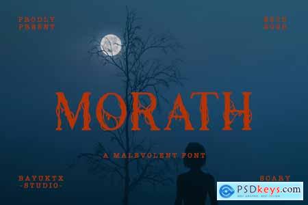 Morath a Malevolent Serif Font