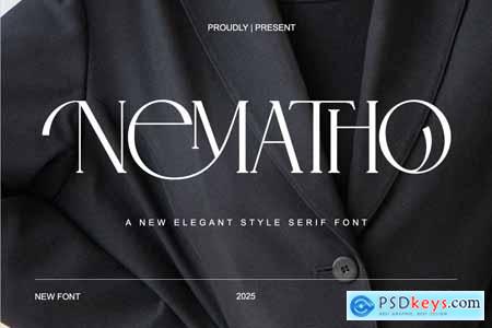 Nematho - Elegant Luxury Branding Serif Montserrat