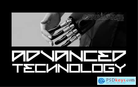 Bronxoz - Futuristic Font