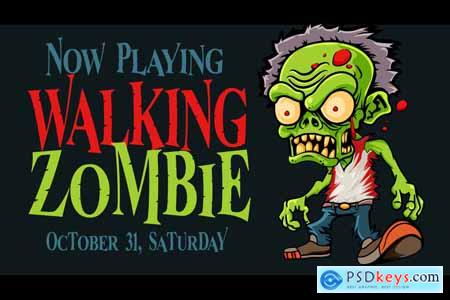 Zomelya Halloween Horror Display Typeface